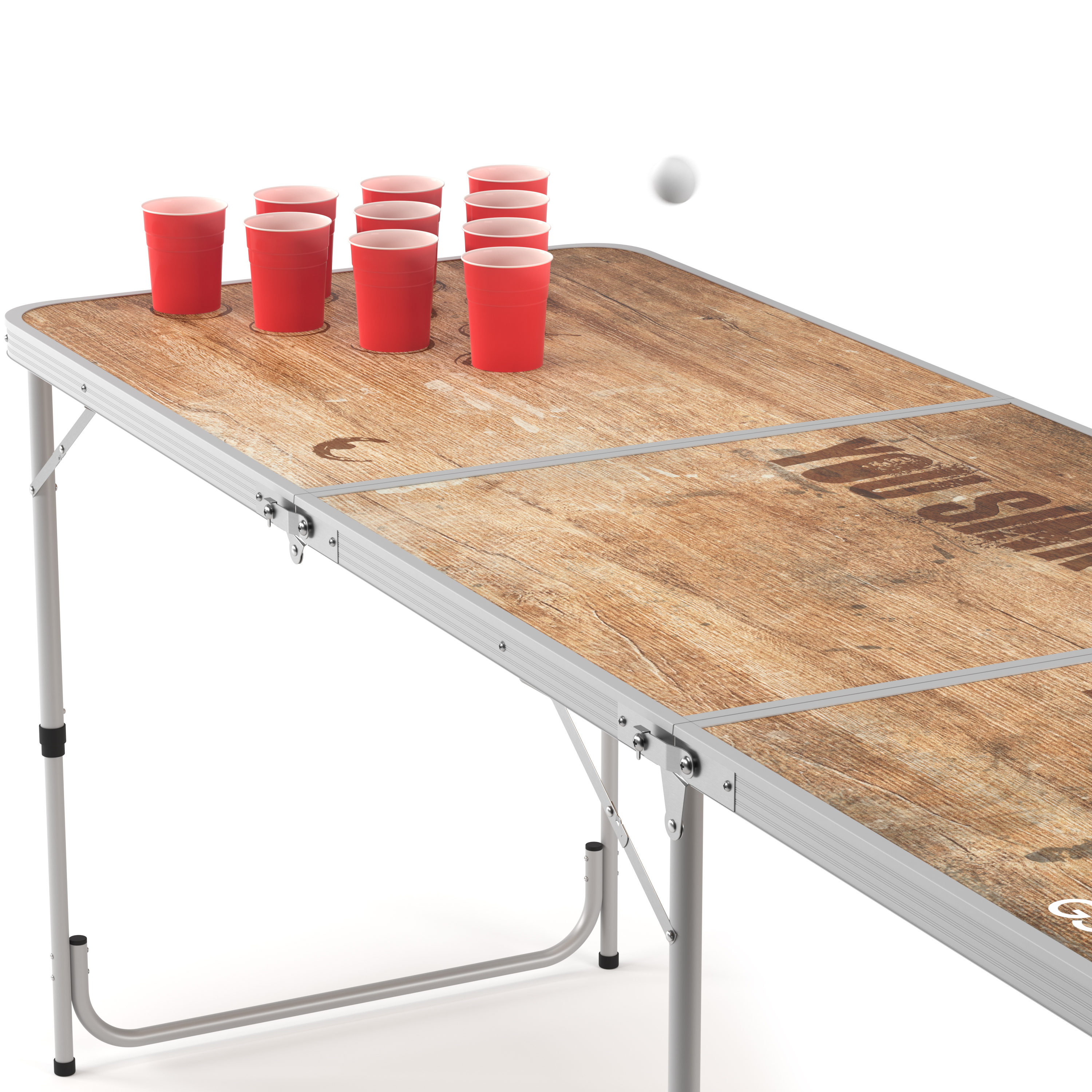 Beer-Pong Tisch WOOD 240 x 60 cm