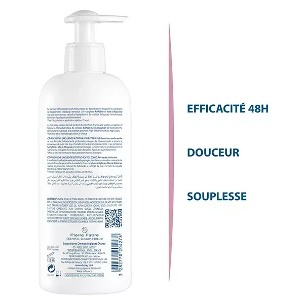 Creme Emoliente Nutritivo Ictyane da Ducray 400ml