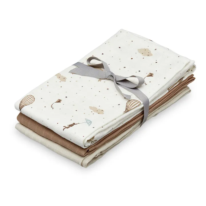 Cam Cam Lange Dreamland en mousseline de coton bio - set de 3