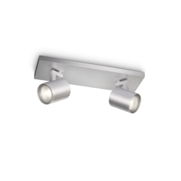 Philips Opbouwspot MyLiving Runner Aluminium 2 x 50W