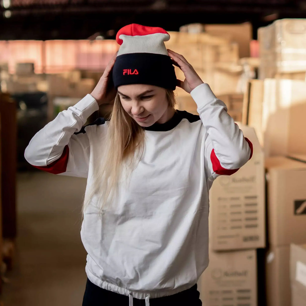 FILA<br>Lue med logo