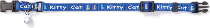 Beeztees kittenhalsband Kitty Cat L blauw 23 cm