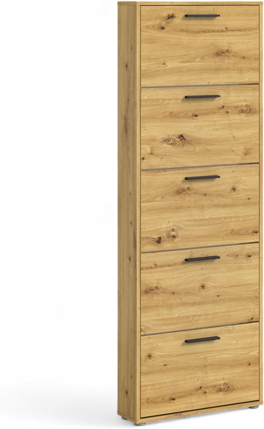 SAM Schuhkipper in Artisan Eiche Optik - Praktisches Schuhregal Schuhschrank zur platzsparenden Aufbewahrung von Schuhen - 59 x 169 x 17 cm (B/H/T)