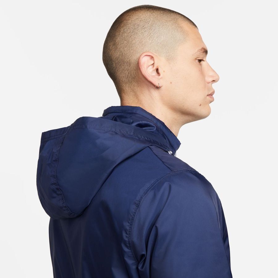 Nike Survêtement NSW Club Lined Woven - Bleu Marine/Blanc