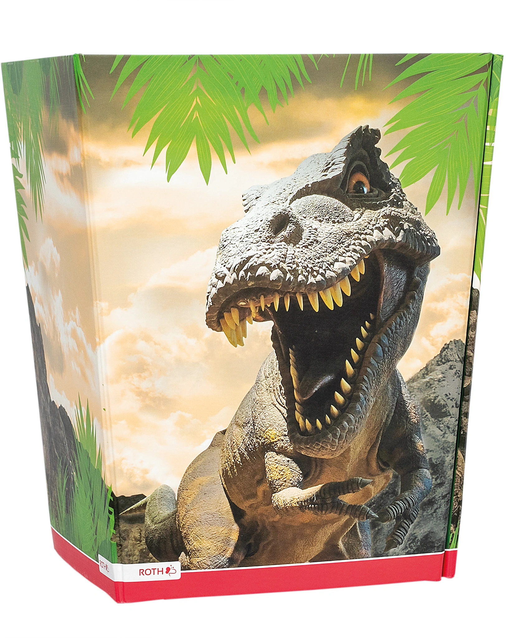 Papierkorb TYRANNOSAURUS (23x23x28) aus Pappe
