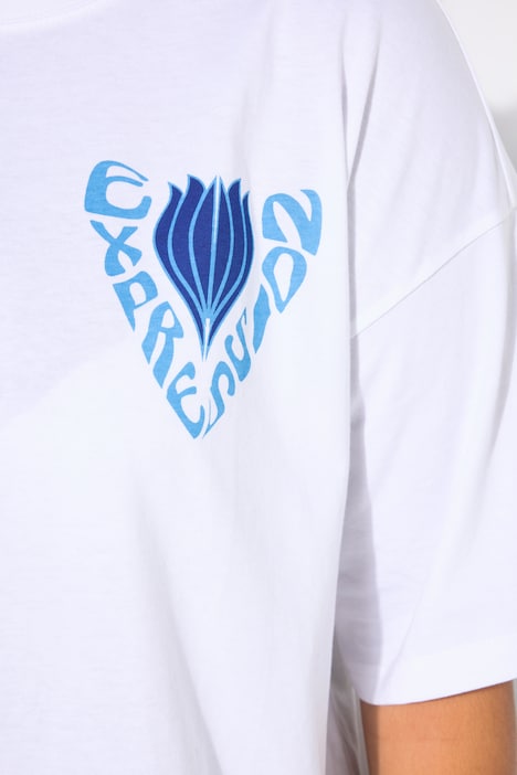 T-Shirt, Oversized, Rückenprint