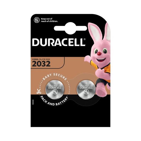 Duracell CR2032 3V Pack 2 Un.