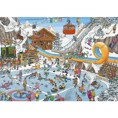 Jumbo Spiele Puzzle - Jan van Haasteren: Winterspiele, 1000 Teile