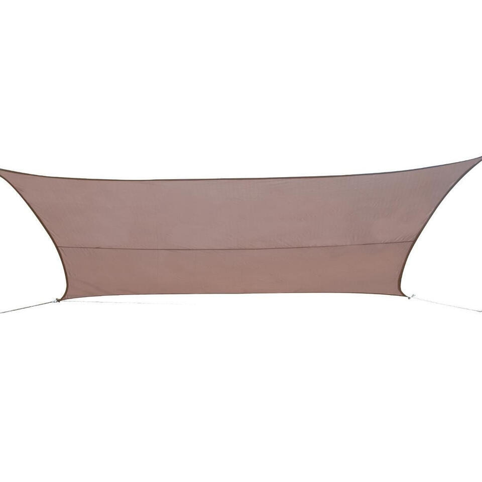 Hesperide Schaduwdoek Curacao - rechthoekig - taupe - 3x4 m