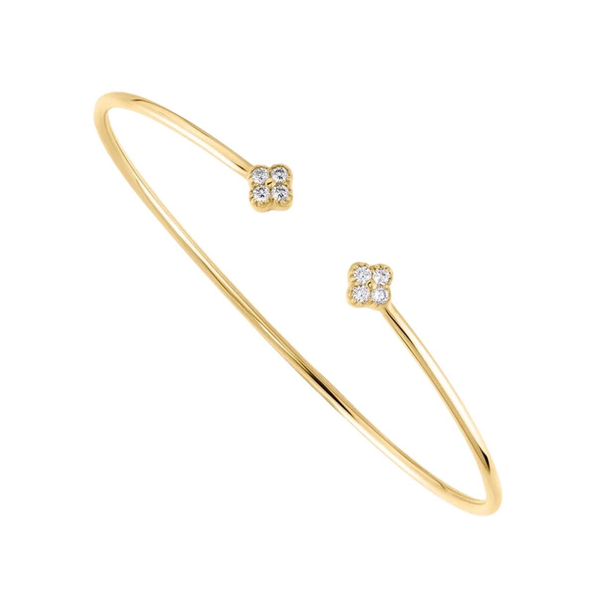 Bracelet jonc ouvert Agatha Beloved doré