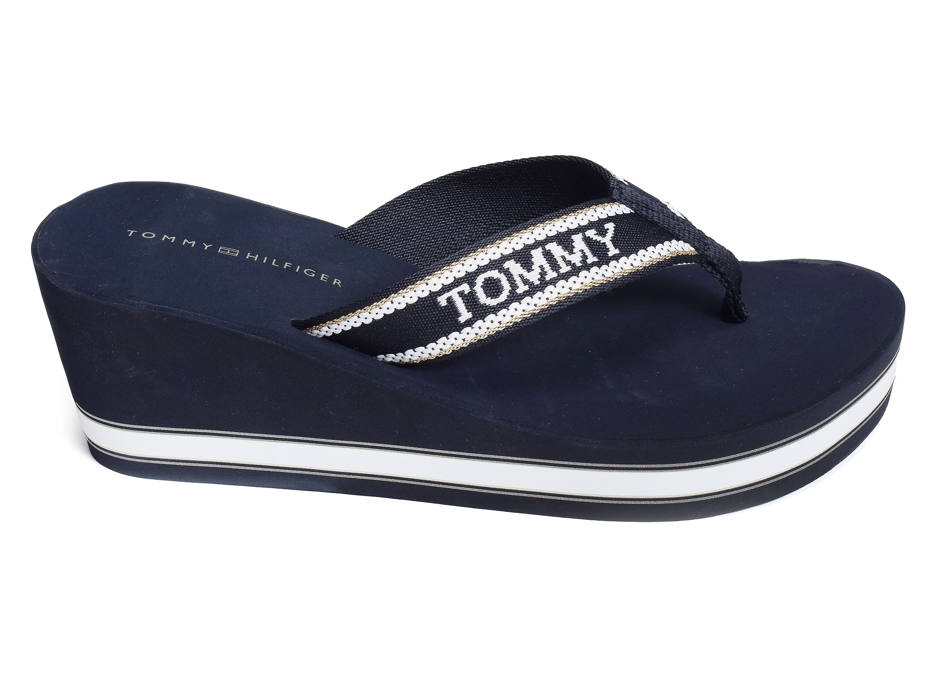 Hilfiger wedge beach sandal 7903 marine