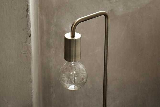 Vloerlamp cool antique brass