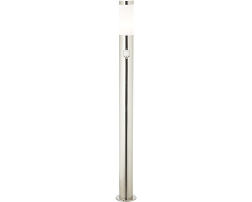 Sensorgestuurde staande buitenlamp, roestvrij staal/kunststof, IP44, 1-lichts, HxØ 800x75 mm, Chorus roestvrij staal/wit