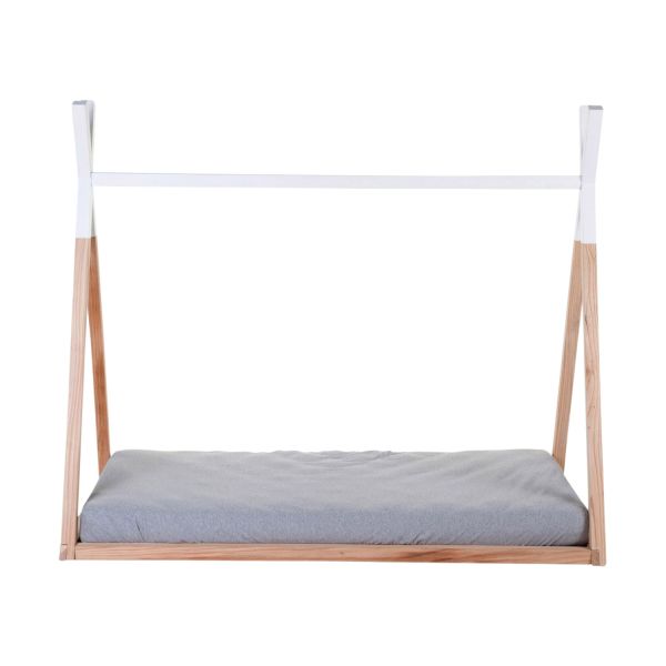 Childhome Bedframe Naturel / Wit 70 x 140 cm