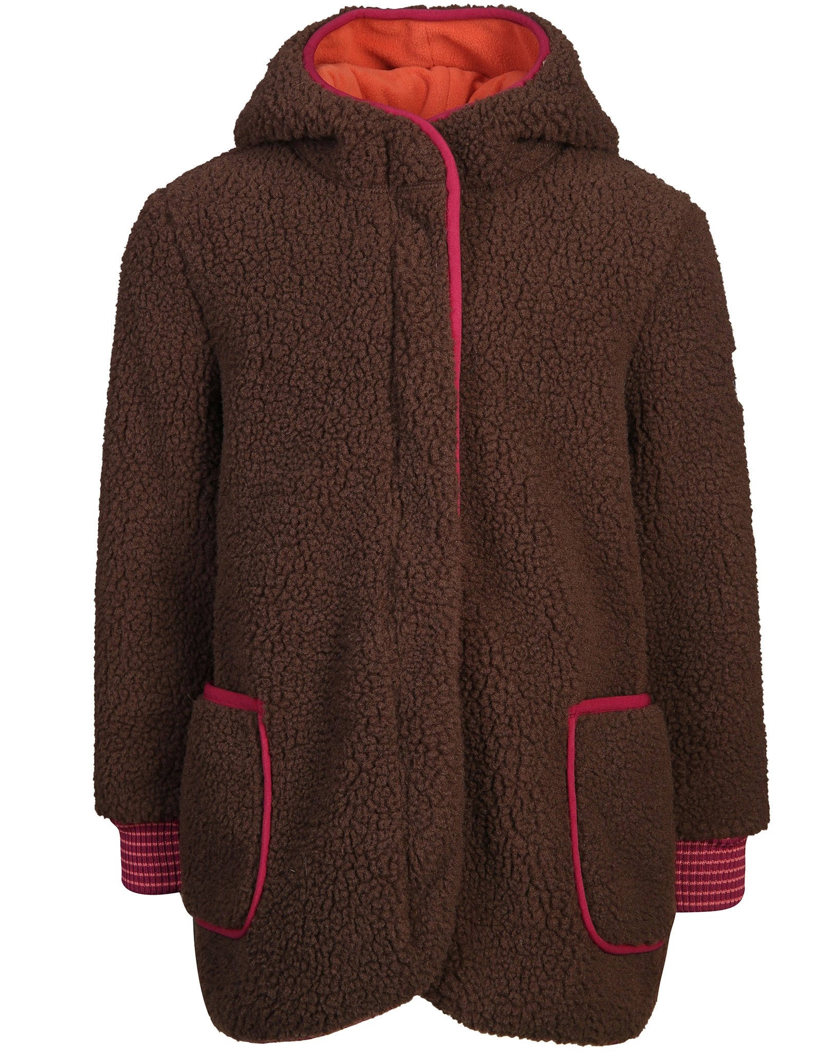 Teddyjacke LIKKA NALLE in cocoa/beet red