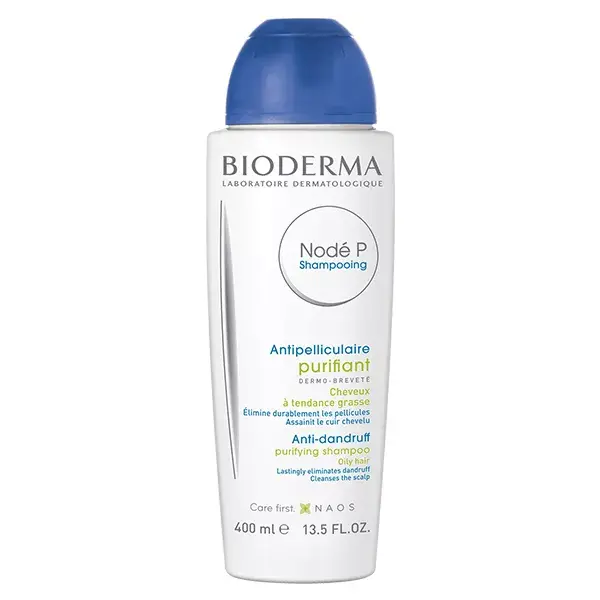 Shampoo Anticaspa Purificante Bioderma Nodé para Couro Cabeludo Oleoso 400ml