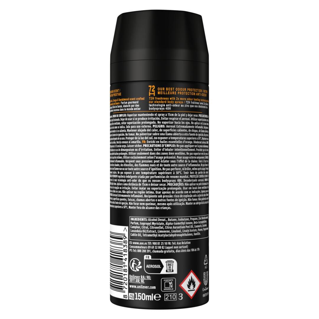 Deo Spray Black Vanilla - 150ml