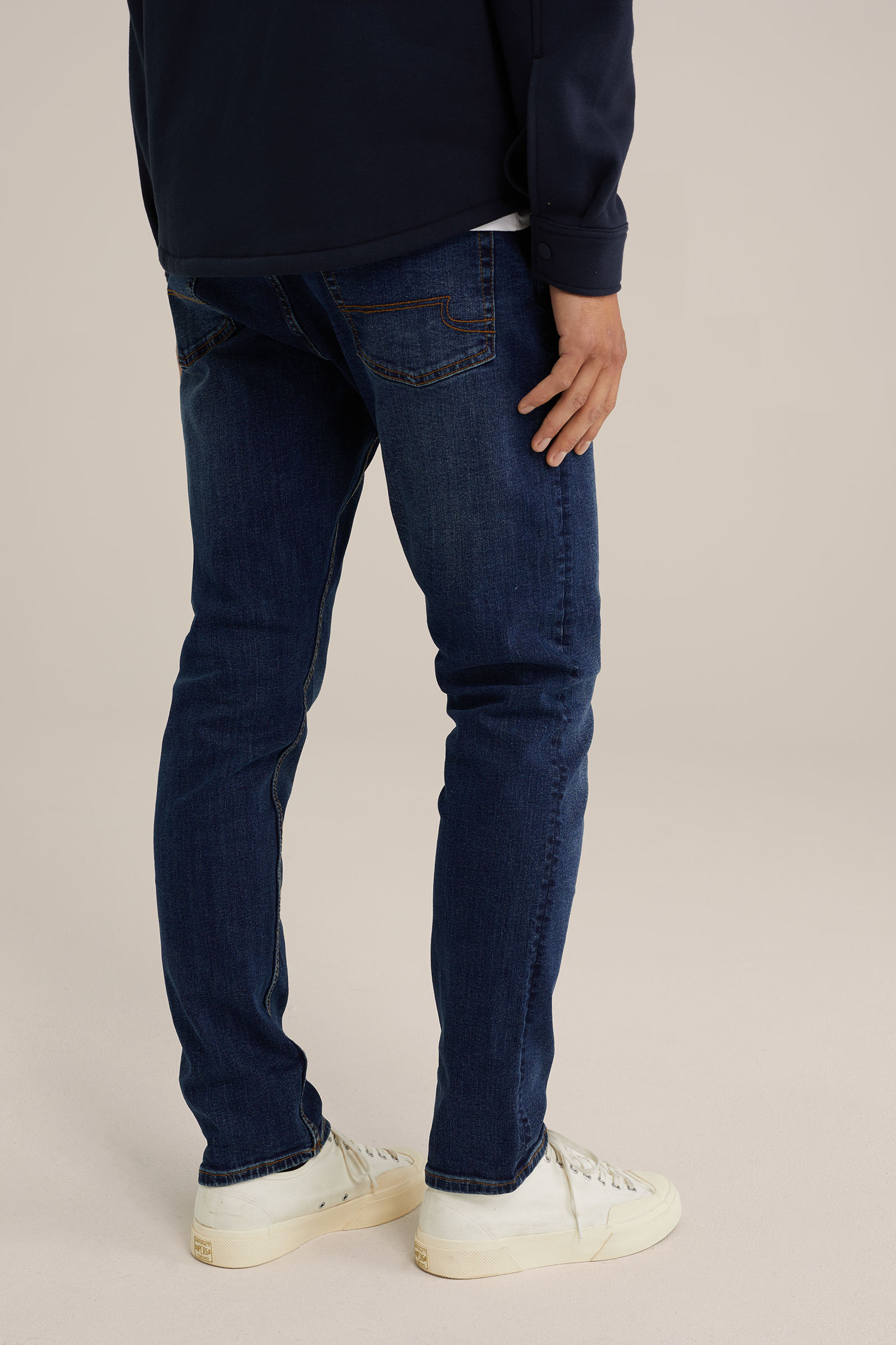 slim fit jeans met medium stretch Blue Ridge Blauw