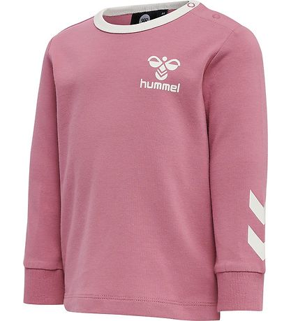 Hummel Pullover - hmlMaule - Heather Rose m. Weiß
