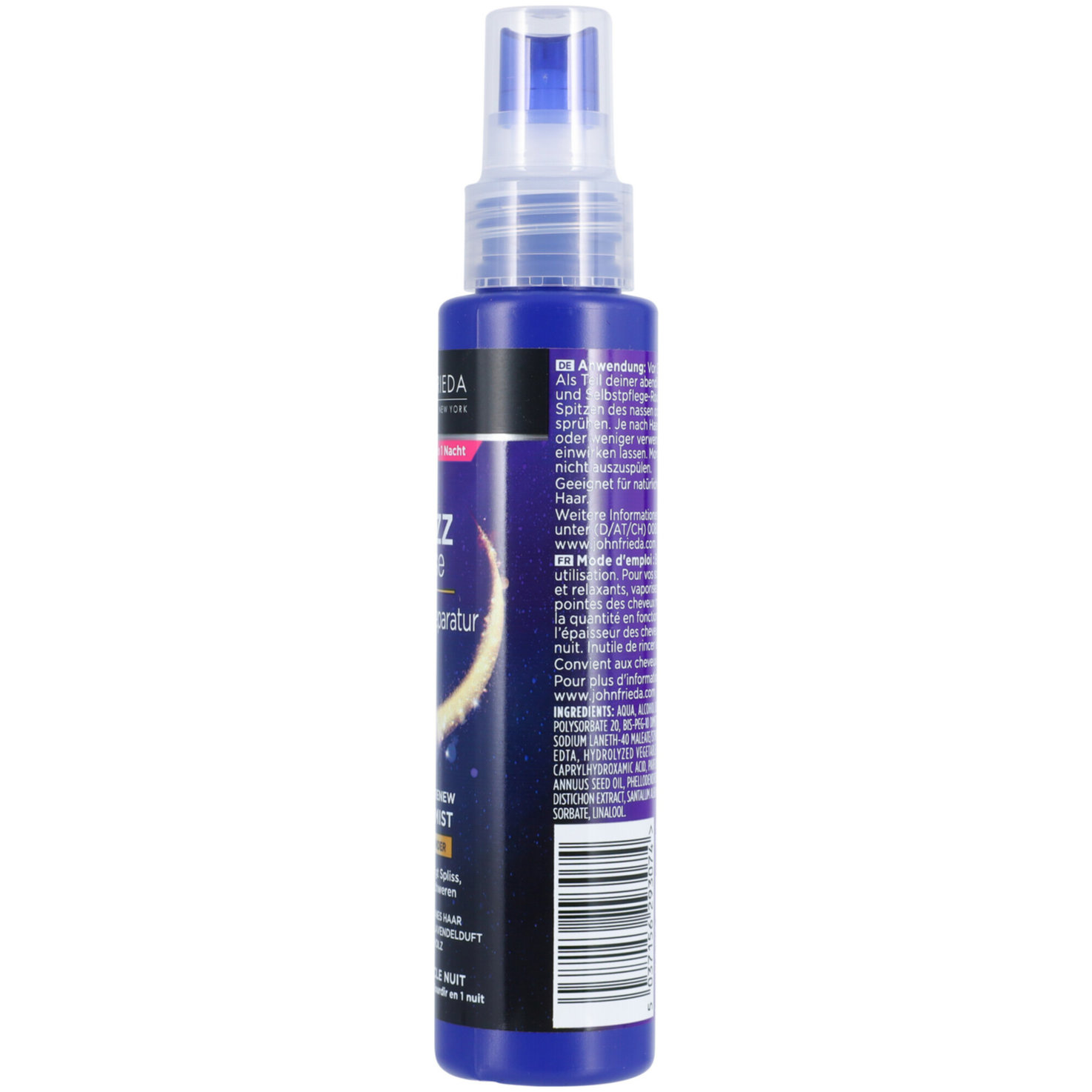 John Frieda Frizz Ease Wunder-Reparatur Nacht Wunder Feuchtigkeitsspray