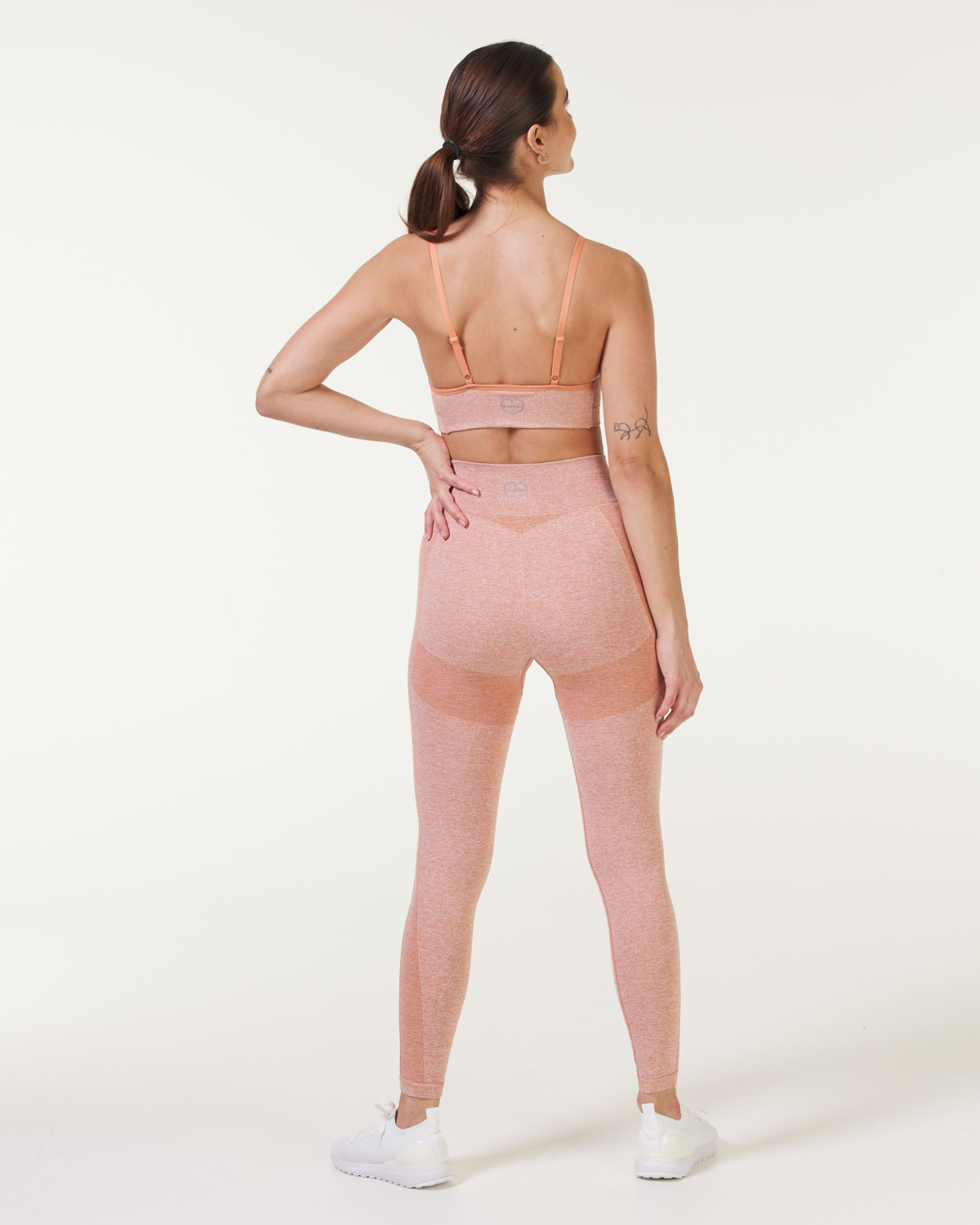 Bumpro Power Up! Tights Orange Melange (2-pack)