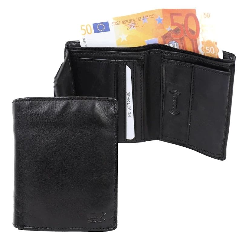 Bear Design Hoge Billfold Remo Black