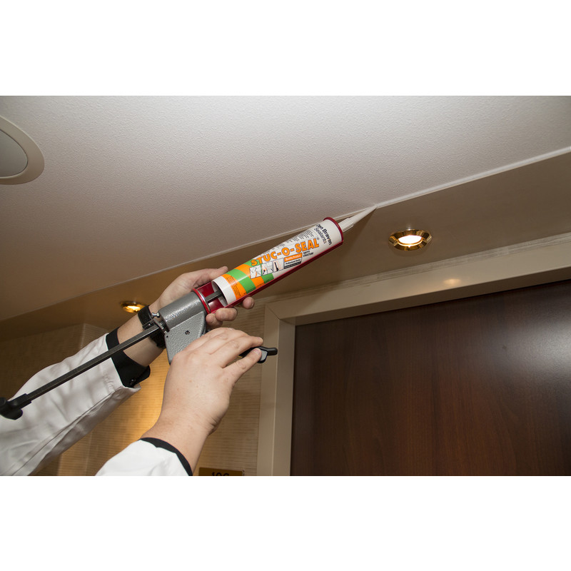 Zwaluw Stuc-O-Seal acrylaatkit structuur Wit 310ml