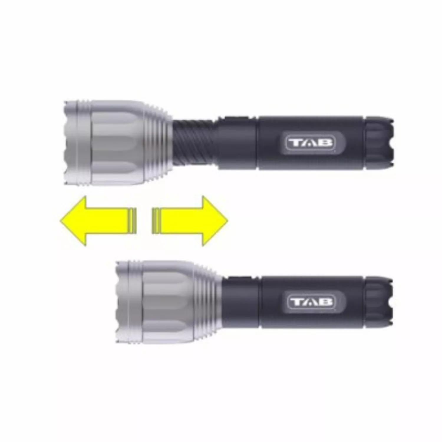 TAB Professional Lighting TAB2424 Li-ion accu LED Zaklamp - 18W - 50-1100 Lm - IP65