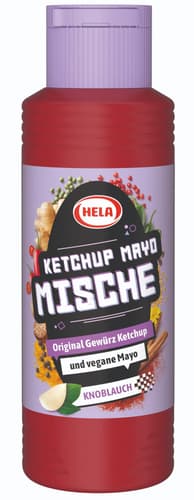 Hela Ketchup Mayo Mische Knoblauch
