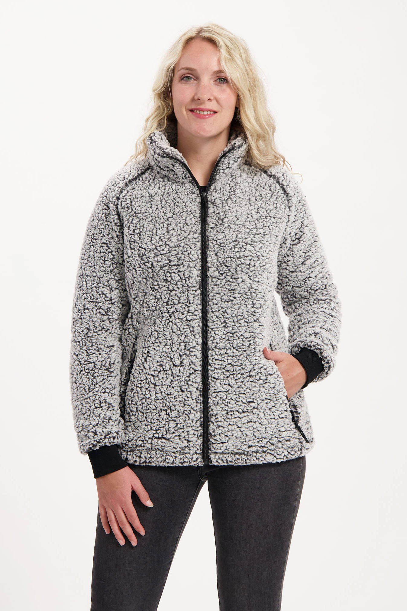 Kjelvik fleece vest Suvi zwart
