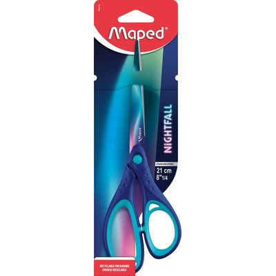 Maped Nightfall - Ciseaux 21 cm (blister) - symétriques