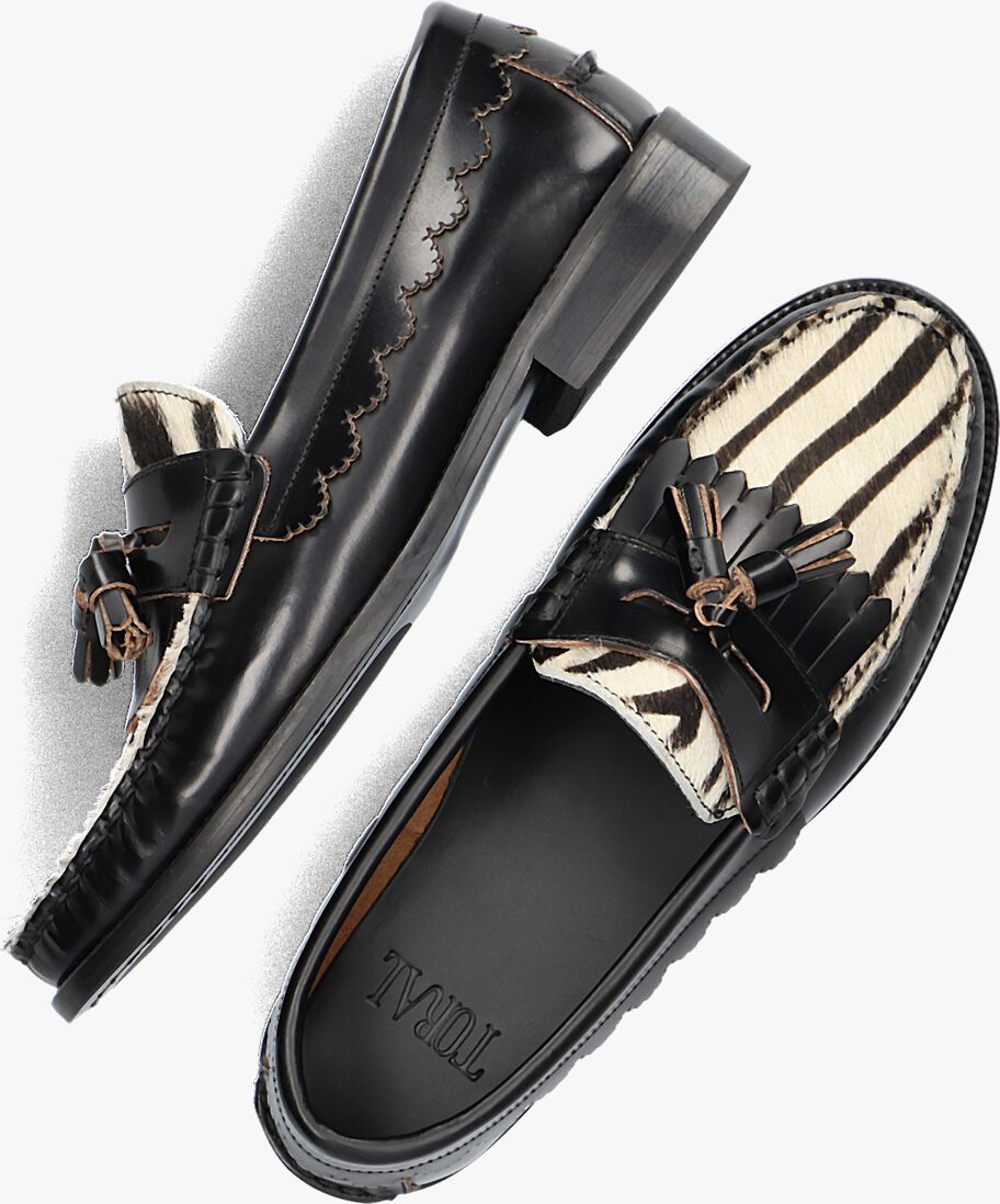 TORAL zwarte toral loafers town