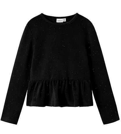 Name It Bluse - Kurz geschnitten -NkfRoka - Black
