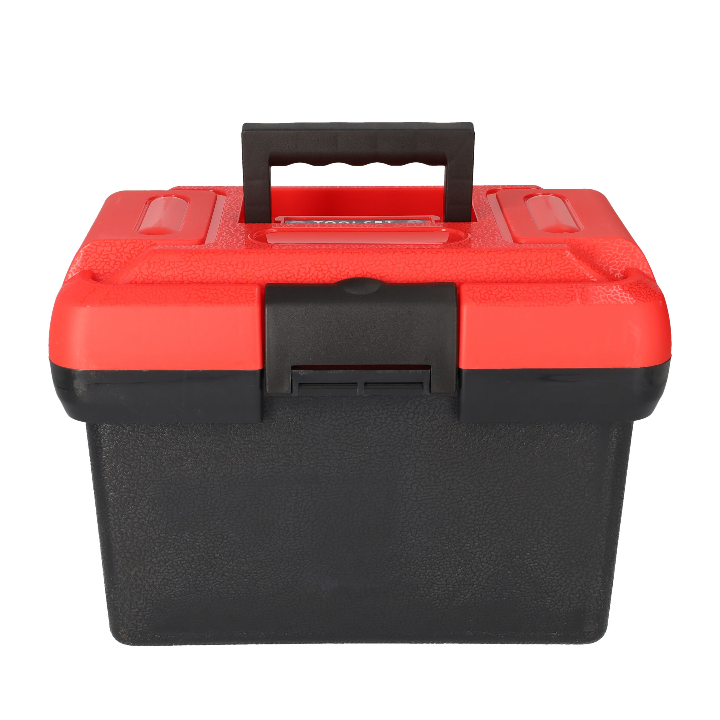 (55-tlg. Set) Kinder Spielzeug Werkzeug Koffer Handwerker Tool Zubehör Lern Spielset (Batteriebetrieben) - Rot
