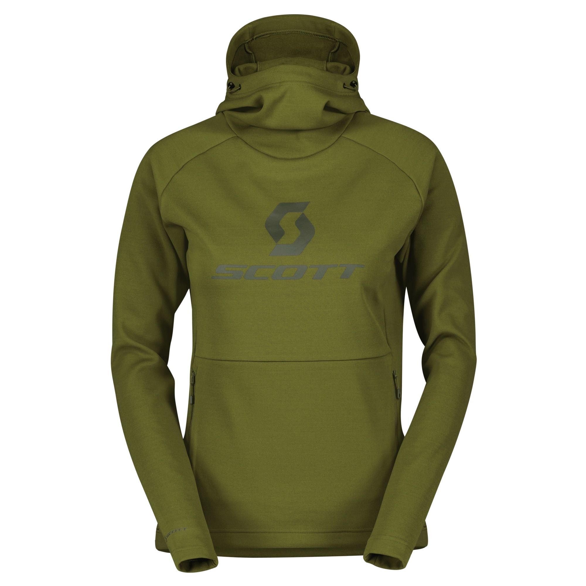 SCOTT Defined Mid Hoodie Grangrøn til Kvinder