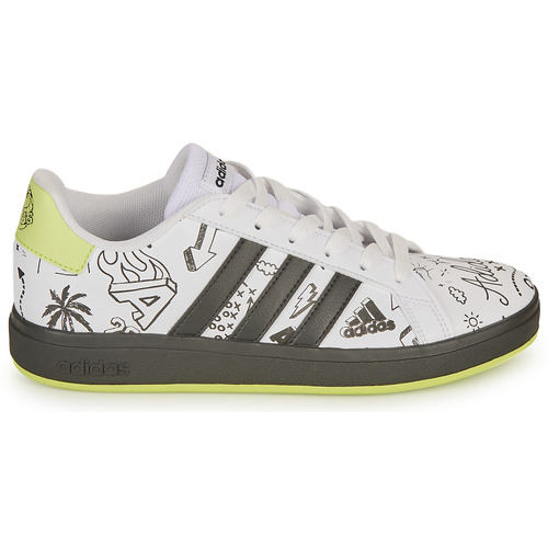 Adidas Sportswear - GRAND COURT 2.0 K - Blanc / Noir
