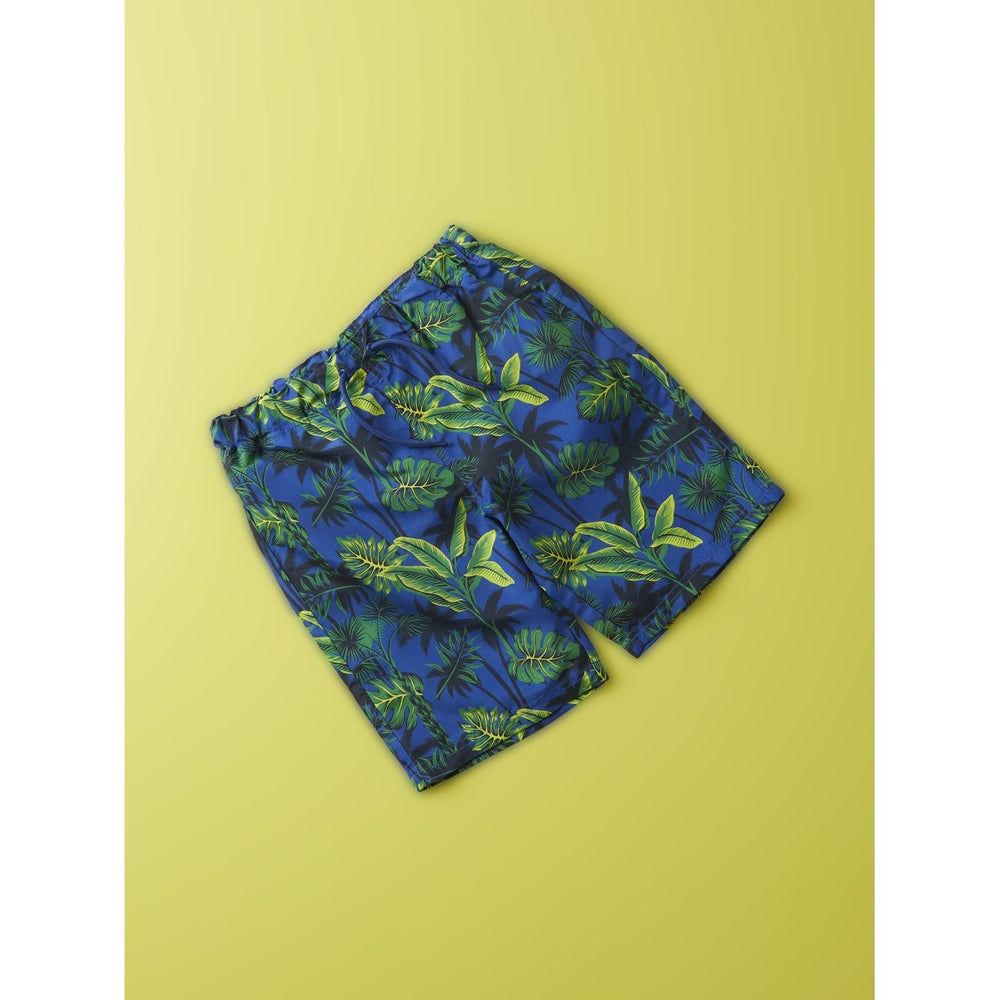 Køb Name it Surf the Web Palm Zorro Badeshorts | Luksusbaby