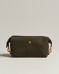 Mismo M/S Nylon Washbag Army/Dark Brown