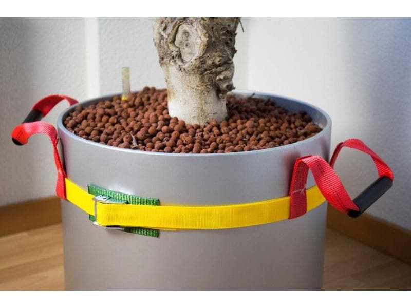 Zurrfix Topfgurt 2 m x 60 x 3,5 cm mit Handgriffen Garten-Zubehör: Topfgurt