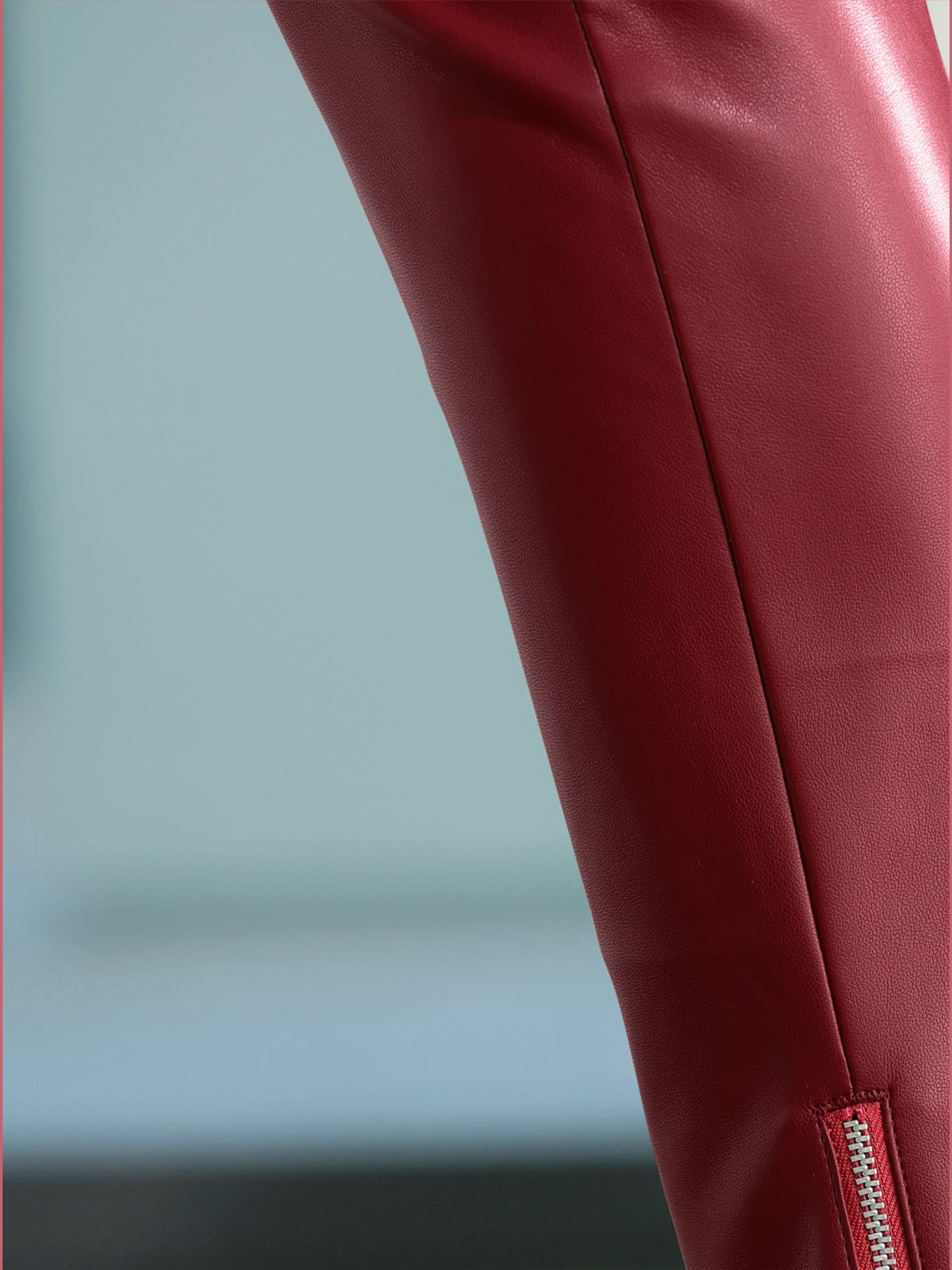 Pantalon en imitation cuir imitation cuir souple