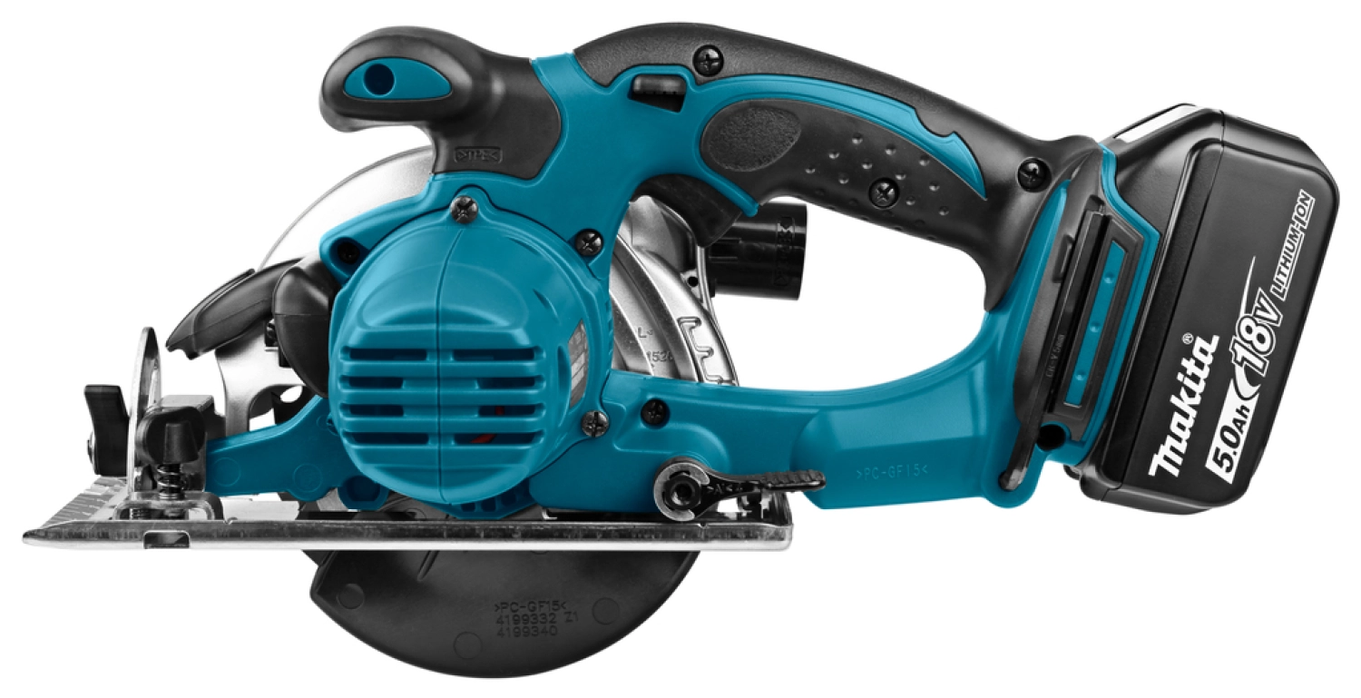 Makita DSS501RTJ 18V Li-Ion Accu cirkelzaag set (2x 5.0Ah accu) in Mbox - 136mm