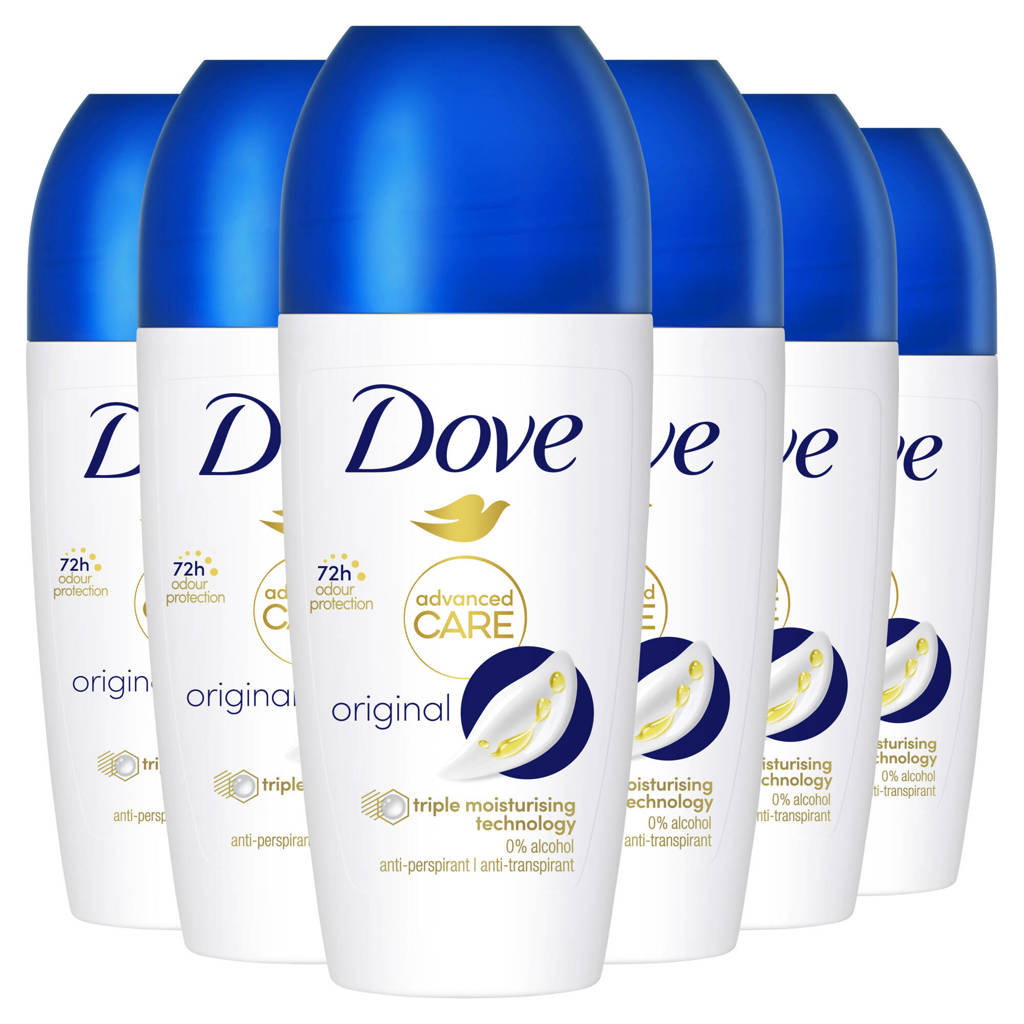 Original anti-transpirant deodorant roller - 6 x 50 ml