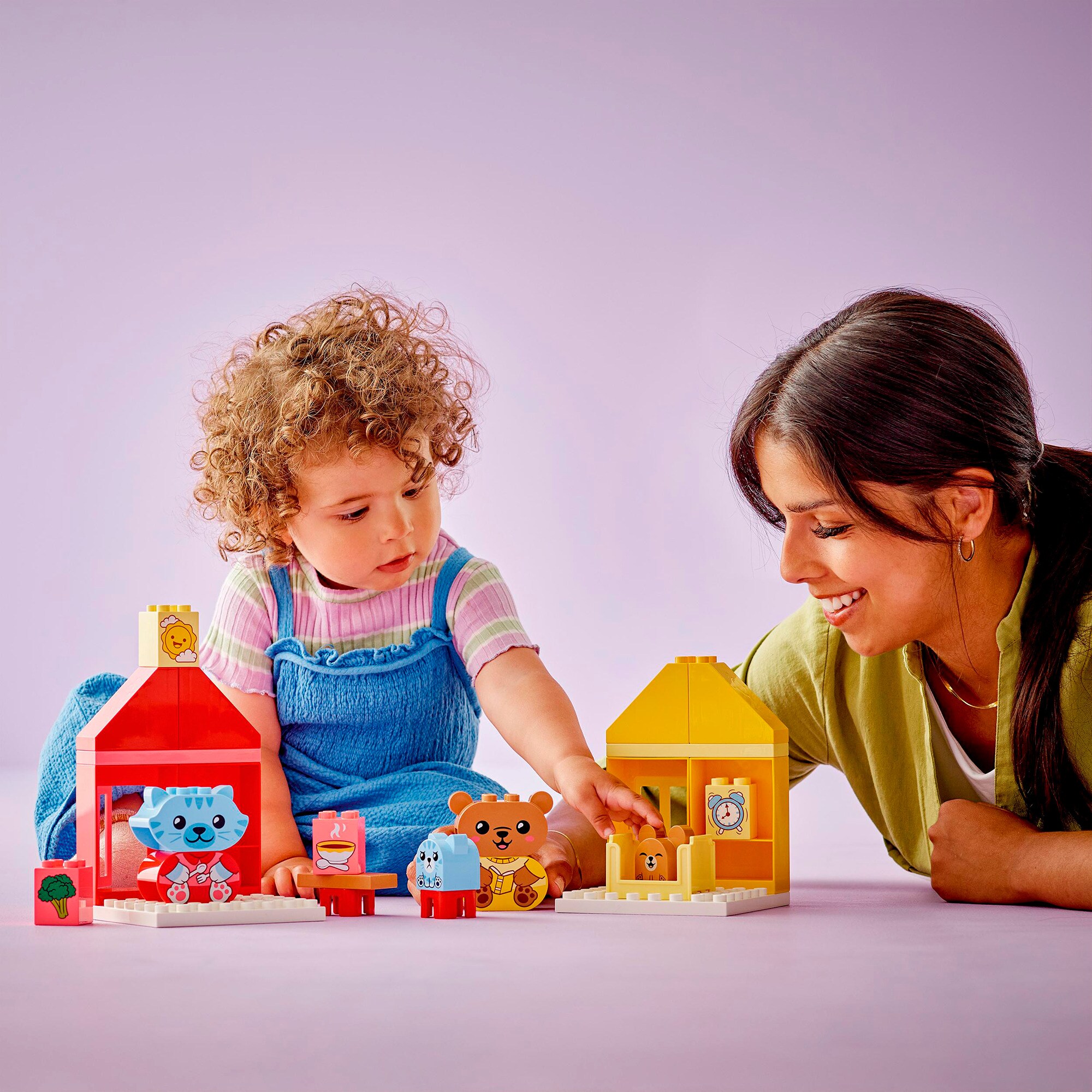 LEGO Konstruktionsspielzeug DUPLO Alltagsroutinen: Essen & Schlafenszeit