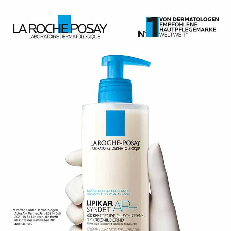La Roche-Posay Lipikar Syndet AP+ Reinigungs-Cremegel, 400 ml