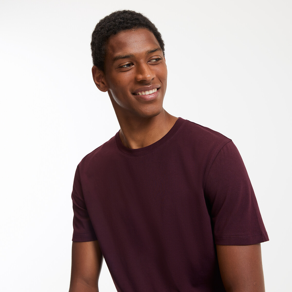 COLEÇÃO LA REDOUTE<br>Camiseta com gola redonda e mangas curtas