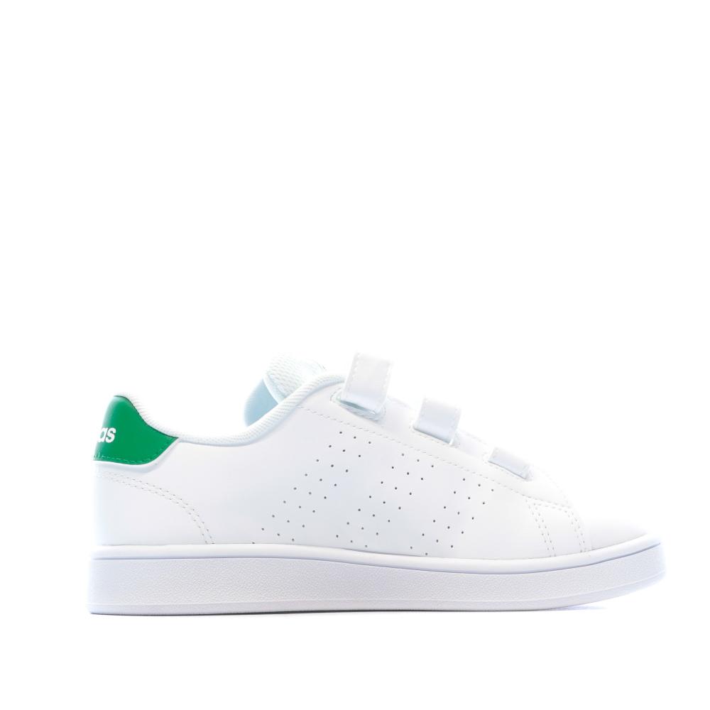 Adidas Baskets blanc/vert Enfant Adidas Advantage