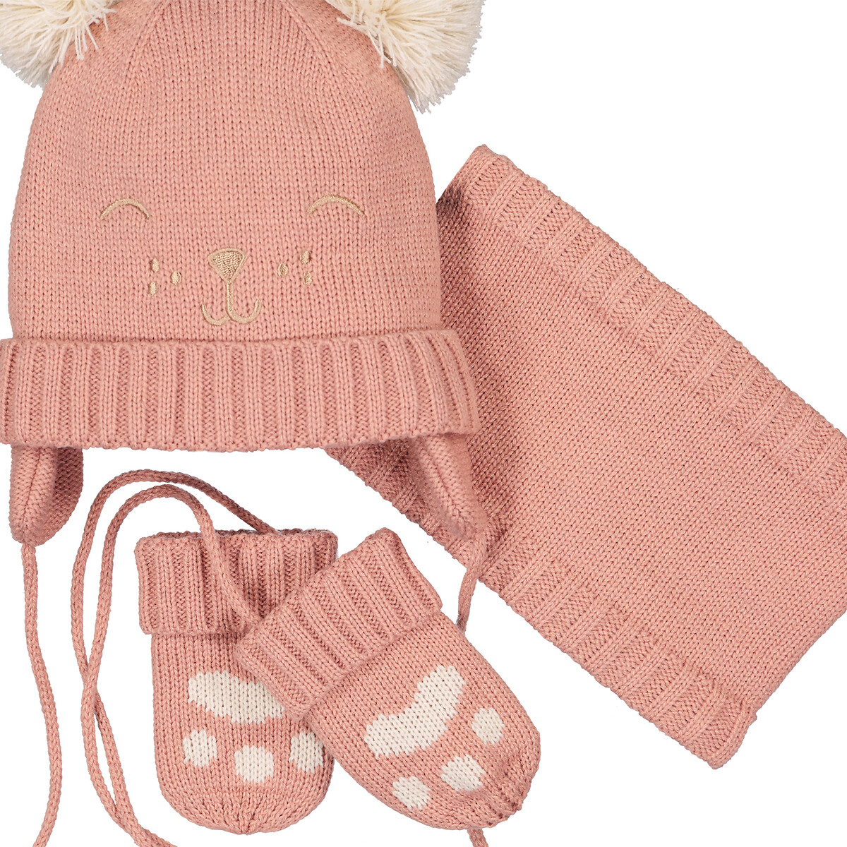 COLEÇÕES LA REDOUTE<br>Conjunto Musts + cachecol + gola Wanten