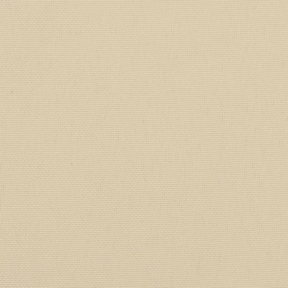 Coussins de banc de jardin 2 pcs beige 200x50x7 cm tissu oxford