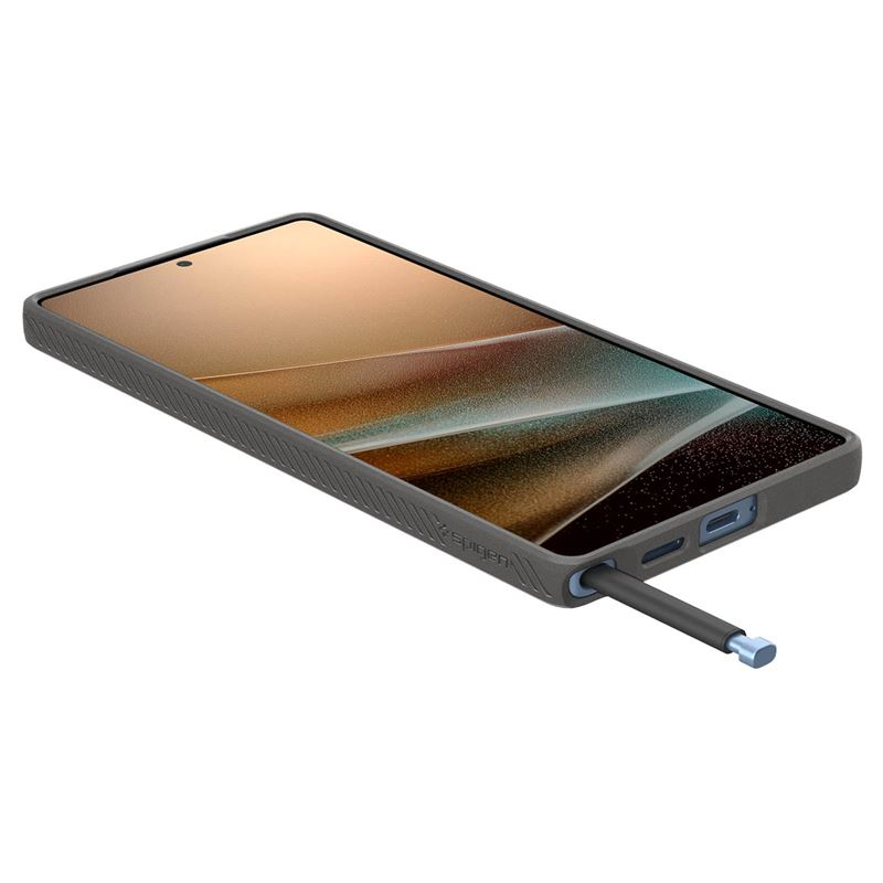 Samsung Galaxy S25  Plus Liquid Air Case Gummi Hülle (ACS08954) - Grau (Matt)