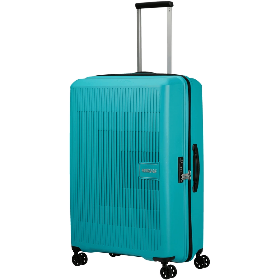 American Tourister Aerostep - 4-Rollen-Trolley M 67 cm erw. turquoise tonic